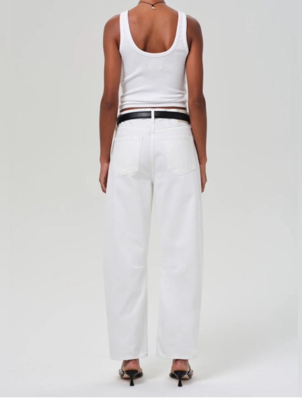 NWT Citizens Of Humanity Jeans Miro Relaxed Barrel Leg in Soft White - Picture 4 of 14